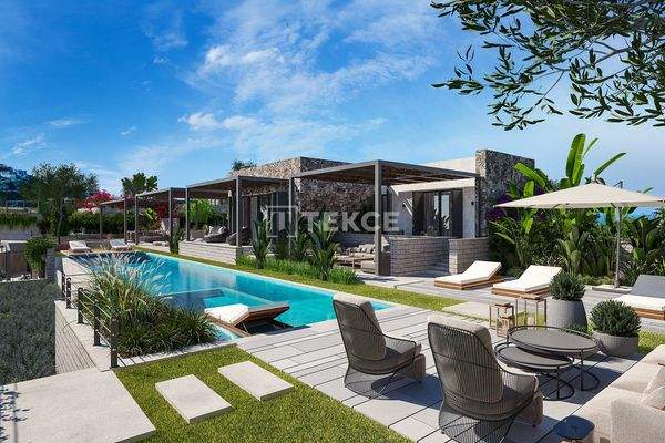 Detached Sea-View Villas with Private Pools in Gümüşlük Bodrum