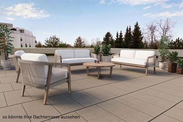 So könnte Ihre Dachterrasse  aussehen! 