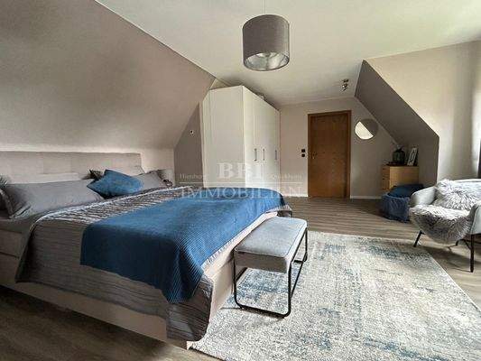 Großzügiger Schlafbereich