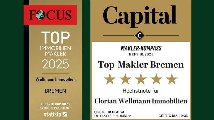 Top Makler Bremen 2025 - Auszeichnungen von Focus und Capital