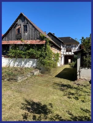 Hof von hinten
