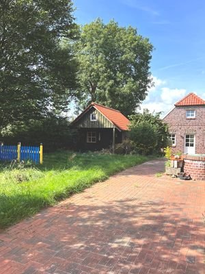 Vorgarten Ferienhaus Trekkinghütte