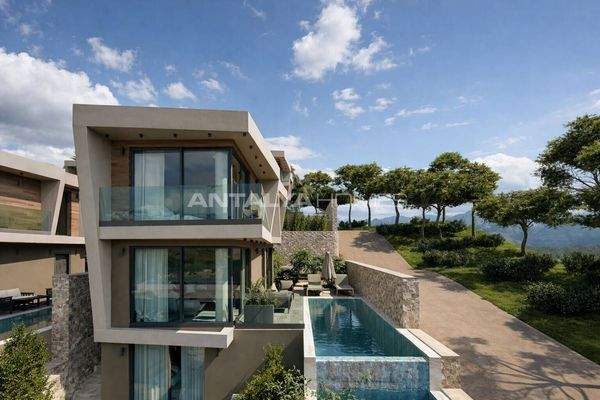 Off-Plan Houses with Sea Views in Antalya Kalkan