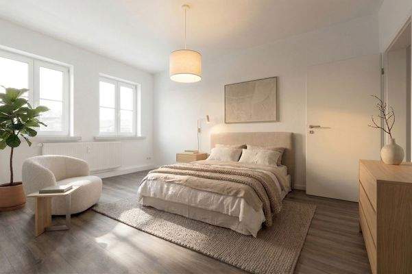 Schlafzimmer (visualisiert)