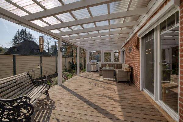 Überdachte Terrasse