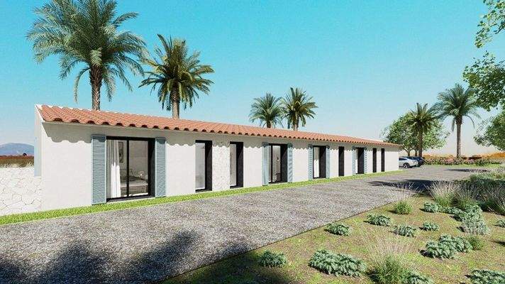 Grundstück zum Verkauf mit Projekt für exklusive Finca in Llucmajor, Mallorca
