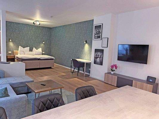 Blick Richtung Schlafbereich!