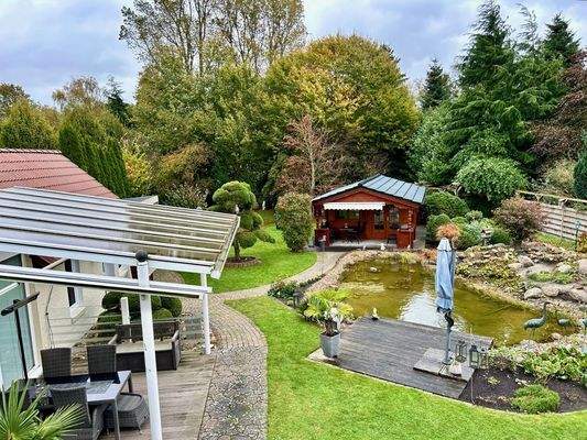 Blick aus dem Schlafzimmer