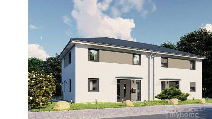 Hausansicht Doppelhaus