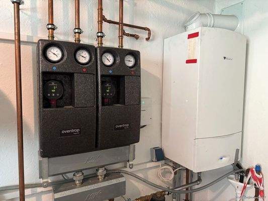 Zentral gelegter Heizungsraum für einfache Wartung