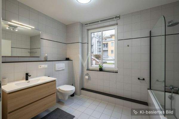 Großes Tageslicht Bad 