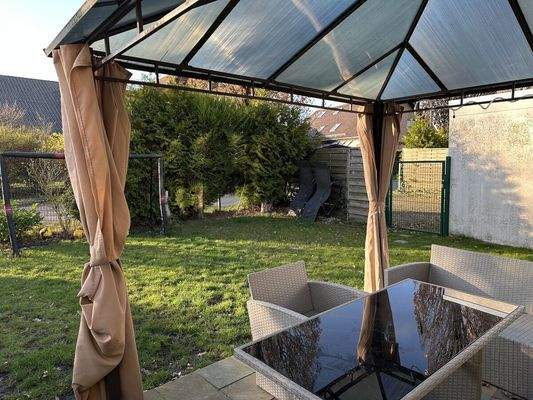 Blick von einer Terrasse