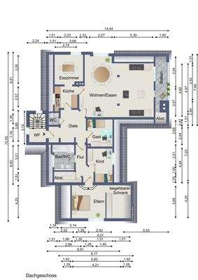 Grundriss Dachgeschoss