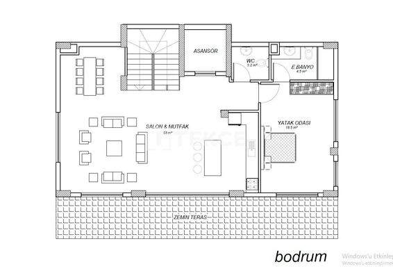 Detached Villa in the Quickly Developing Alanya Tepe