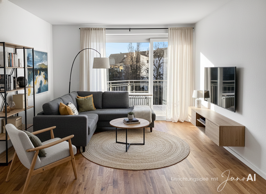 Wohnzimmer mit Staging