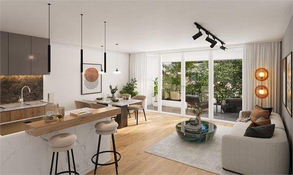 Das Wohnzimmer (Visualisierung