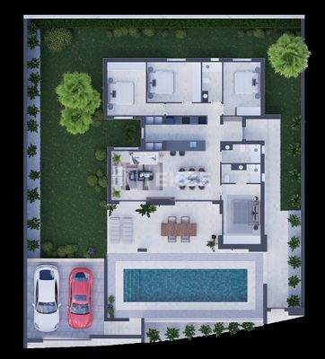 Finestrat Villas in Secure Estate Between Mountain and Sea