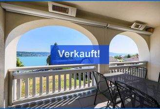 Blick vom Balkon