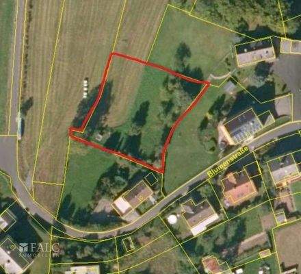 Grundstück-Makierung