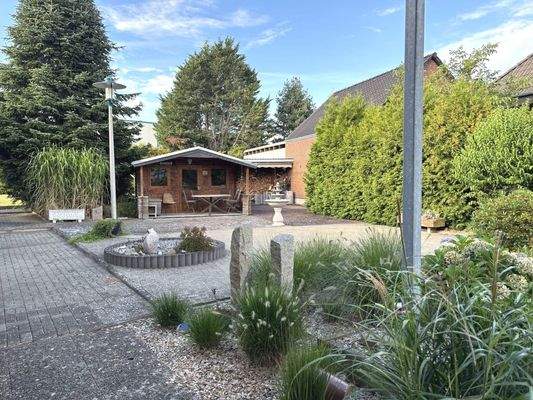 Kaum einsehbarer Gartenbereich