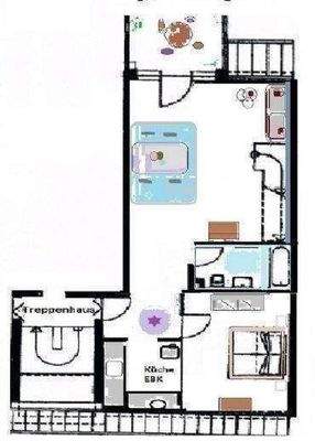 WOHNUNG Grundriß 4 OG