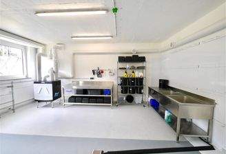 Raum 3 mit Bodenabläufen