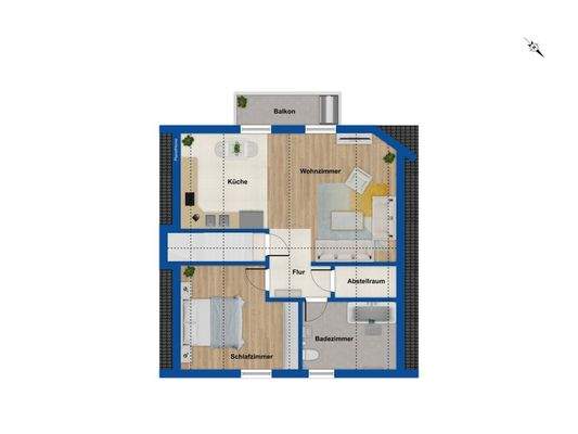 Grundriss - Dachgeschoss