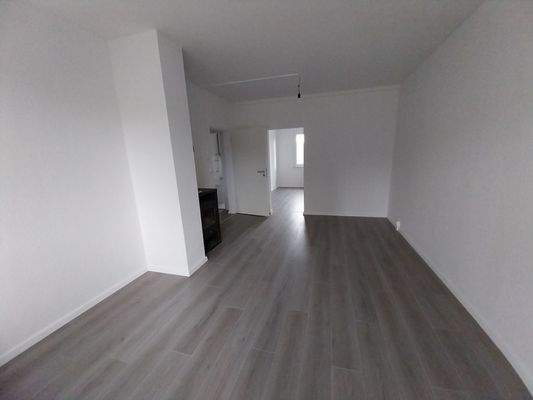 Wohnzimmer mit Kamin