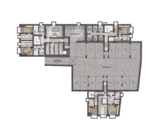 Grundriss gesamtes Untergeschoss