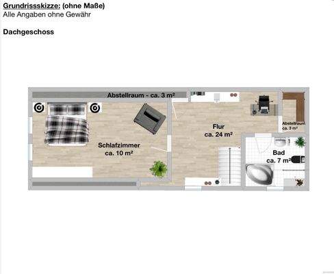 Grundriss Obergeschoss