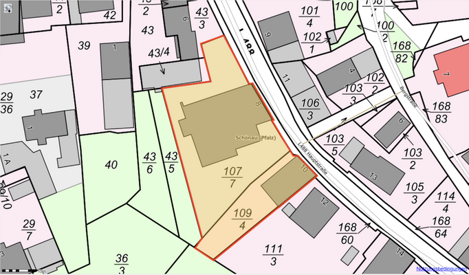 Lageplan-Nutzung Hotel