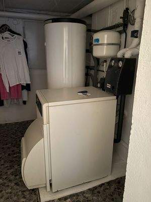 Heizung mit Warmwasserspeicher