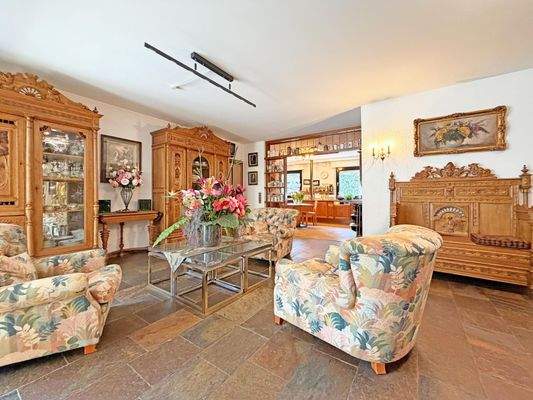 Gemütlicher Sitzbereich im EG