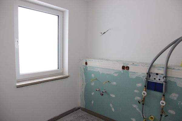 Badezimmer im Rohzustand