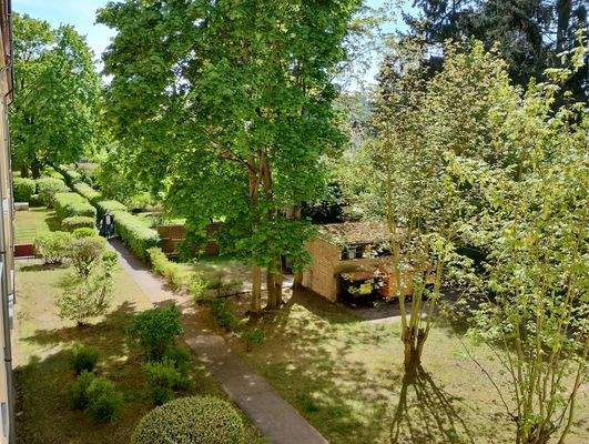 Garten der Wohnanlage