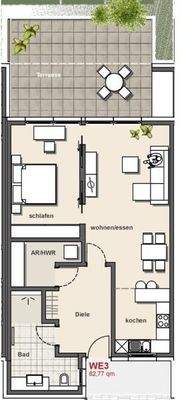 Grundriss Wohnung 3
