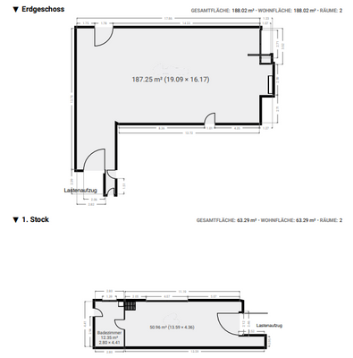 Einheit mit optional Lager