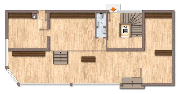 Grundriss Geschäftsfläche