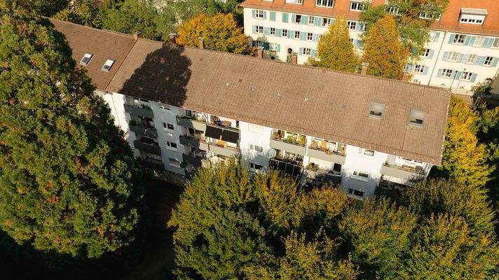 Vogelperspektive von Süden