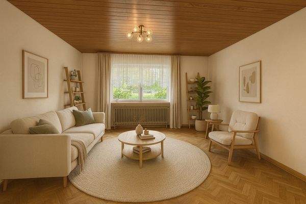 Wohnzimmer Illustration 