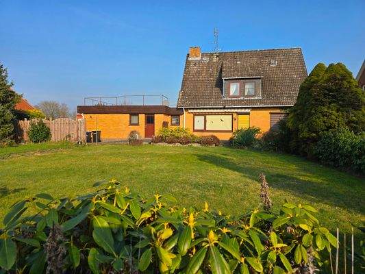 Rückseite des Hauses