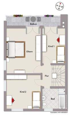 Grundriss Obergeschoss