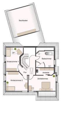 Grundriss Obergeschoss