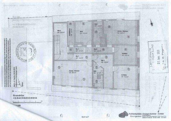 Grundriss, Whg Nr. 4