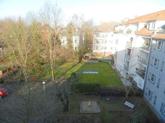 Blick auf den Parkplatz