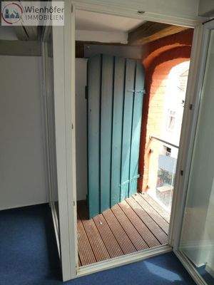 "Raucherbalkon" Büro 2