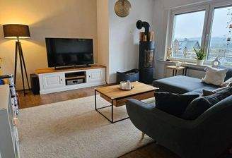 Wohnbereich mit Kaminofen