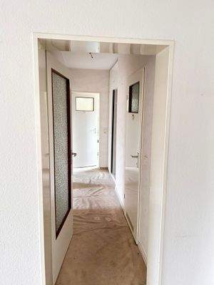 Flur zu den Schlafräumen 