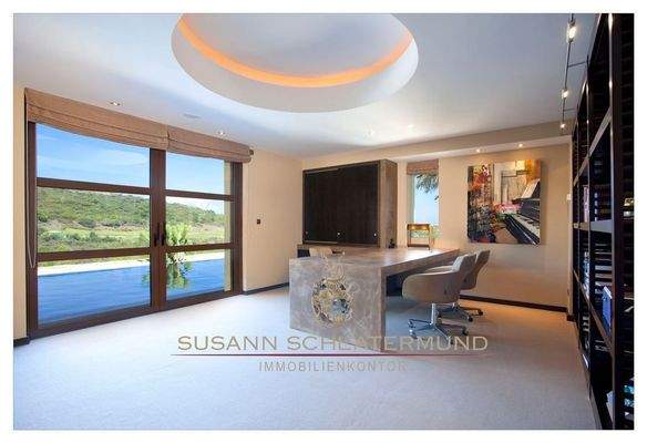 Arbeiten mit Blick ins güne Paradies