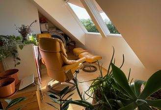 Loggia mit Bergblick